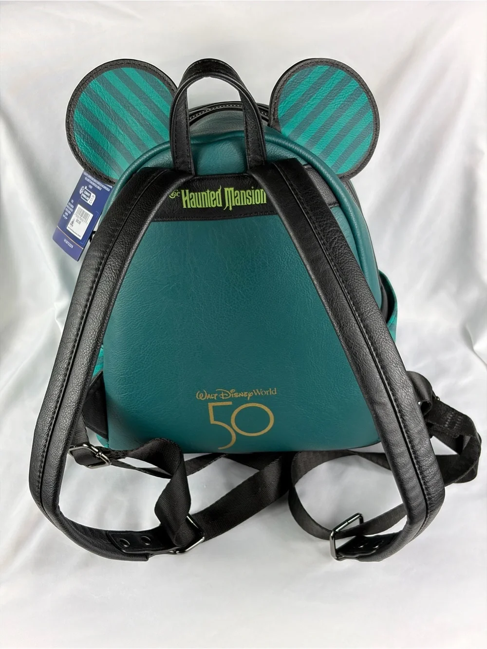 Mickey Mouse Main Attraction Haunted Mansion Loungefly Backpack 50th Limited